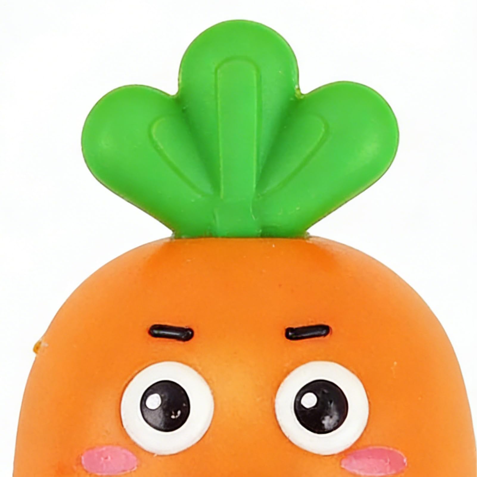 Tragbares Diktiergerät, lustiges Kinder-Audio, 7,6 x 2,5 cm Recorder mit Wiedergabe, Sprachgerät mit Schlüsselanhänger-Clip, Schulbedarf mit Karotten-Design, Audio-Gadget für Rucksacktasche