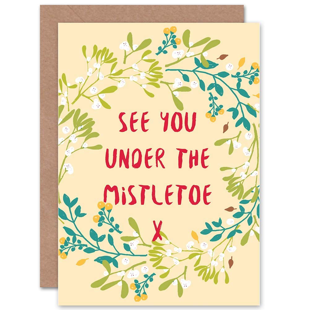 Artery8 Greeting Card - Christmas Card - Beige