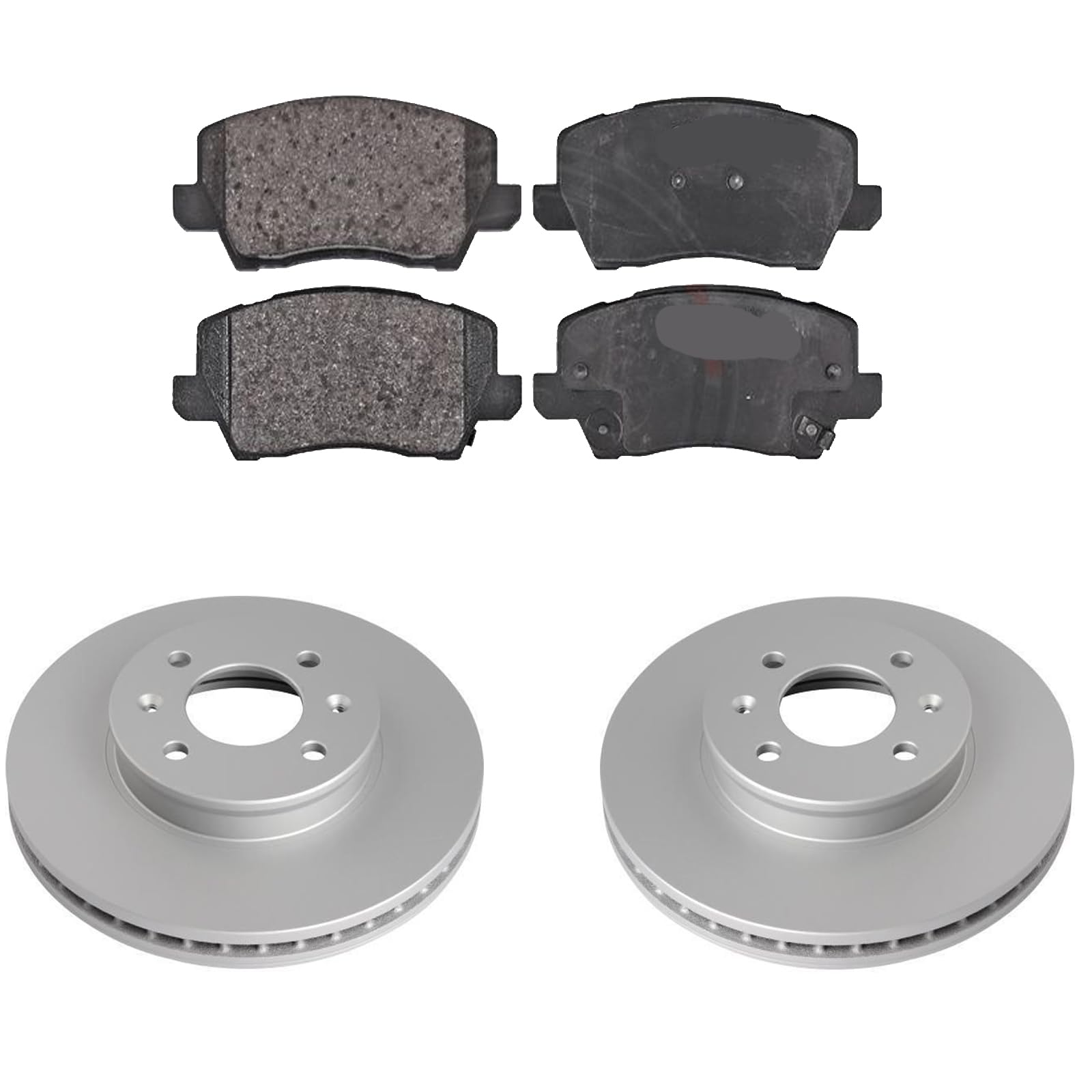 KIT FRENI ANTERIORI compatibile con KIA PICANTO (JA) - DISCHI + PASTIGLIE OEM: P30114 | 18646 |SOSTITUZIONE DIRETTA|BASSA POLVERE|SILENZIOSO