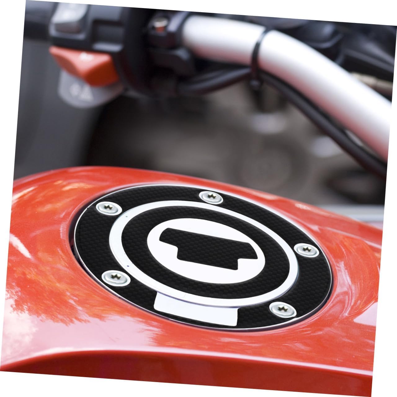 DECHOUS 2pcs Motorcycle Tank Decals and Fish Bone Stickers for Gas Tank Unique Custom Look Easy Application Scratch-resistant Design for Motorcycles