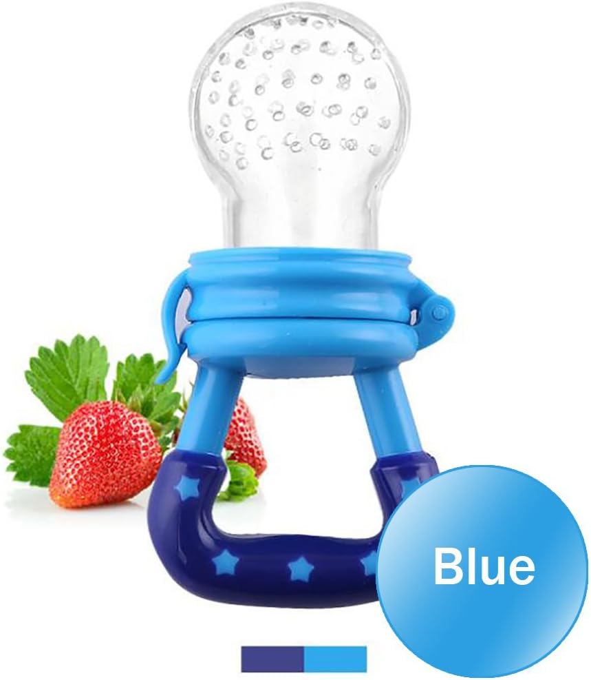 1PC Baby Fruit Juice Feeding Pacifier Silicone Soother BPA Free (Blue)