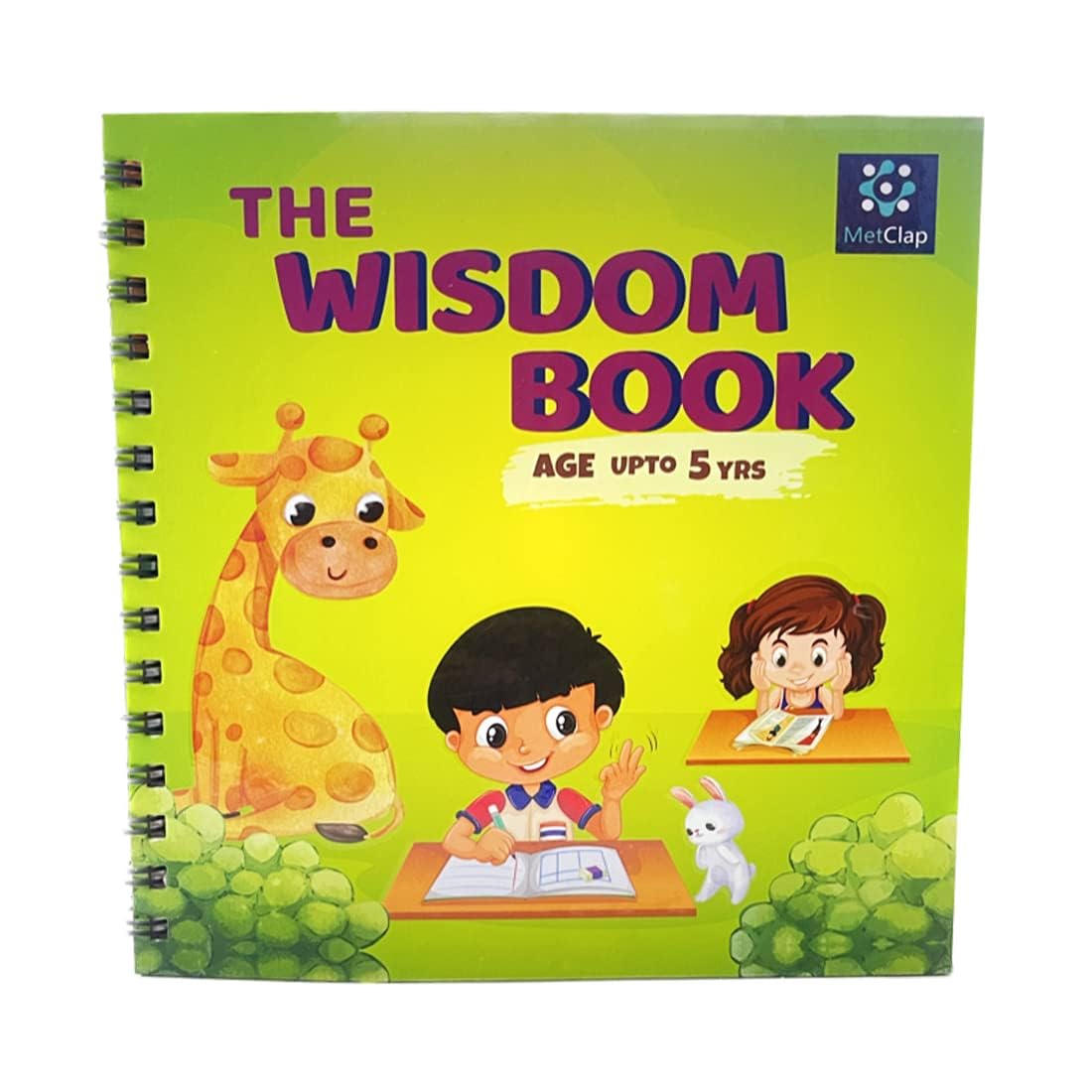 KIAH HAAT Wisdom Book for Kids: Stimulate Curiosity with Math, Language, & Motor-Skills Activities - Complete Set for KG to 2 Years