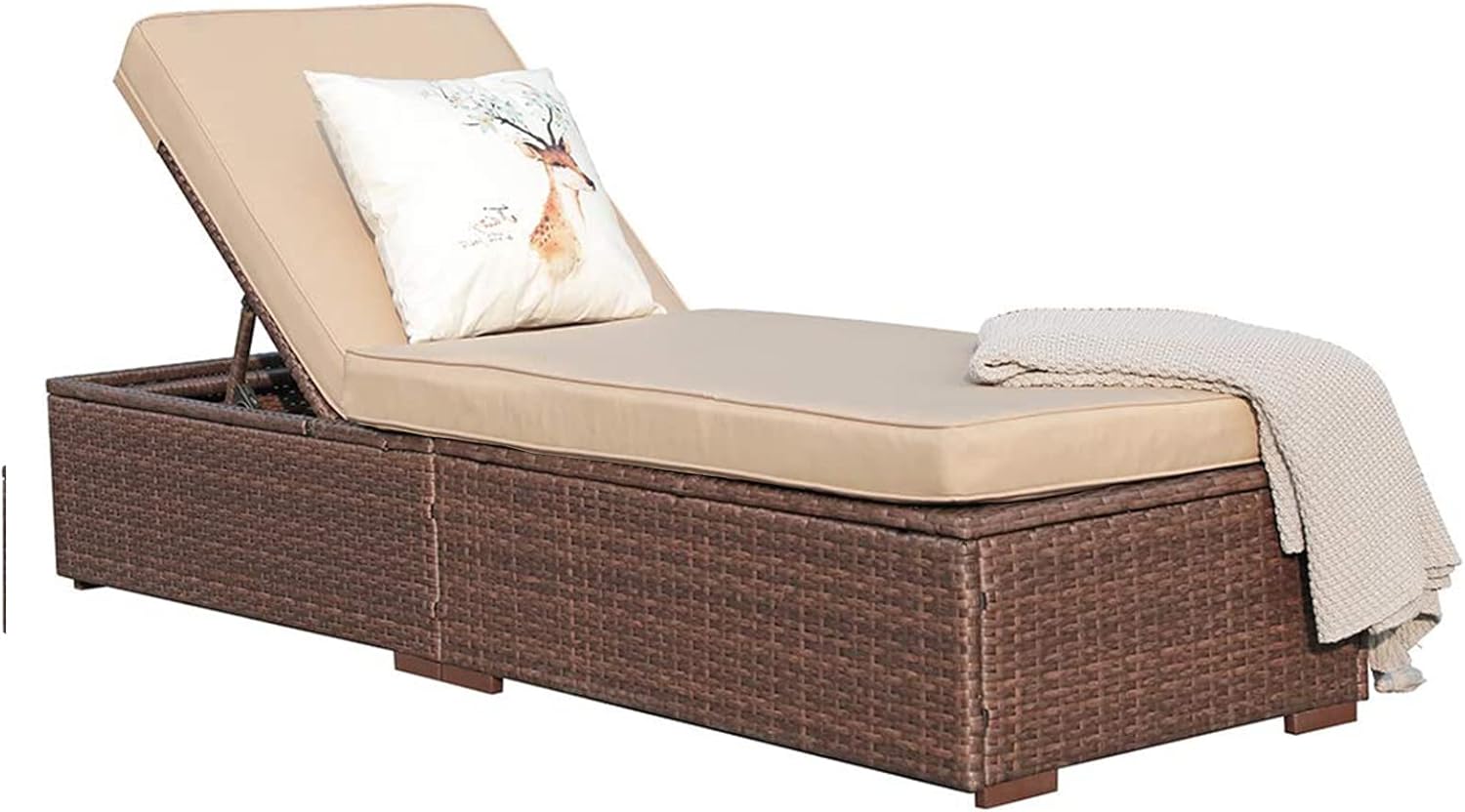 JOIVI Outdoor Chaise Lounge Chair, Patio Pool Lounge Ubuy Nepal