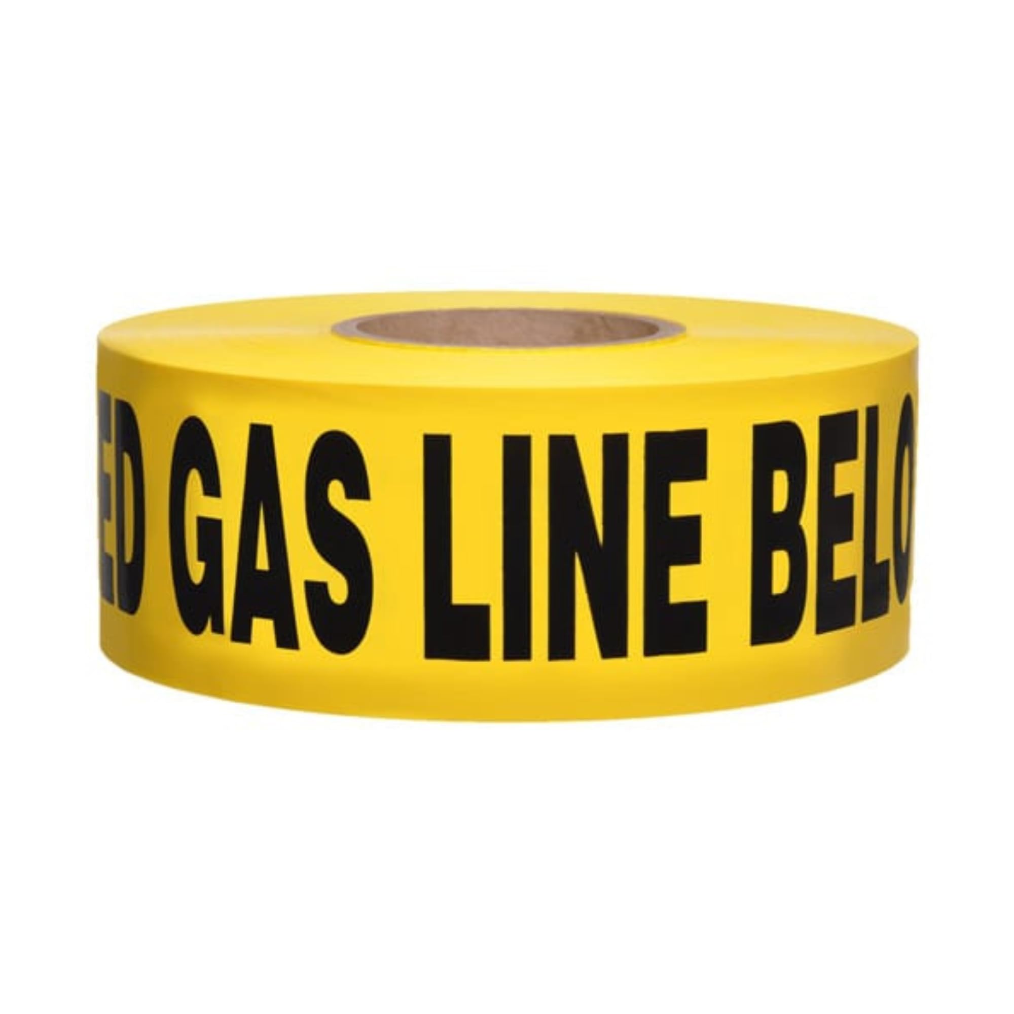 Underground Non-Detectable Tape, 3 in. x 1000 ft. (Yellow with Black "Caution Buried Gas LINE Below" Printing)