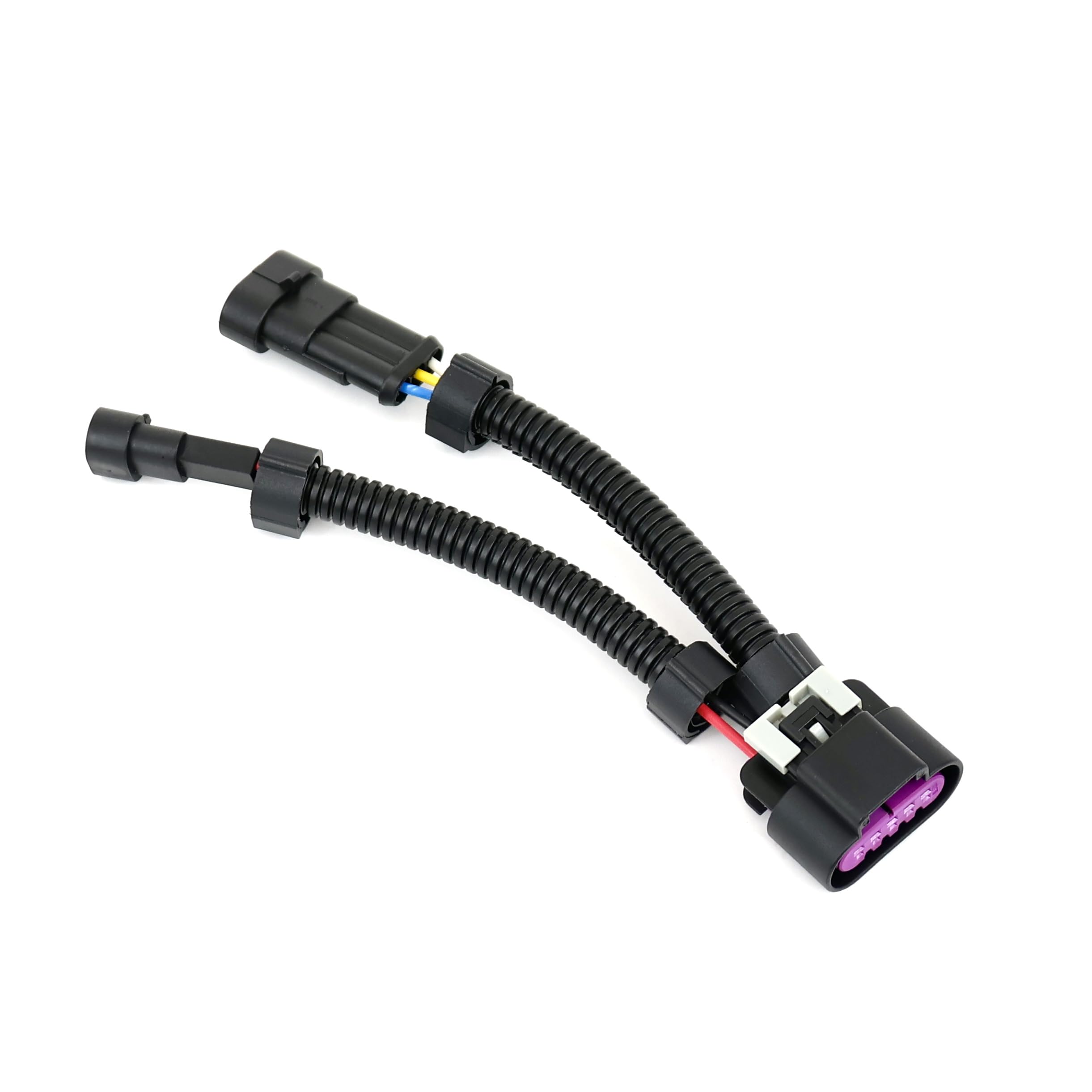 Michigan Motorsports 5-Wire Mass Air Flow MAF Sensor to 3 Wire LS1 Harness Adapter with IAT - Plug & Play Connector - Fits Camaro Firebird LS7 LS3 LS9 Applications