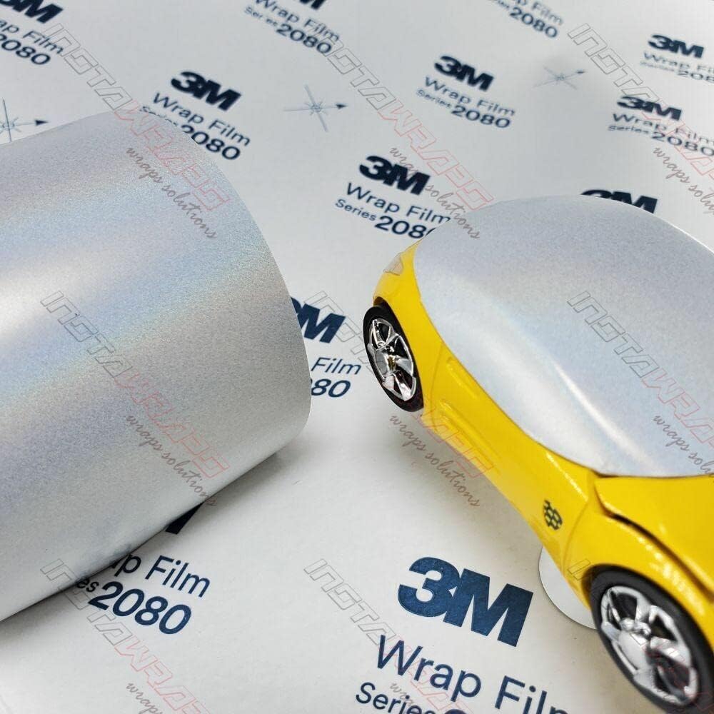 3M Car Wrap Roll 2080 Satin Flip Ghost Pearl | SP280 | (5ft x 50ft (250 Sq/ft)) | Automotive Vinyl Wrap for Cars - Car Interior Wrap & Exterior | w/Free Instawraps Pro Glove