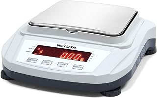 WELLiSH 2000g/0.01g High Precision Analytical Balance Lab Scale - Digital Electronic Scale for Labs, Jewelry, Kitchen