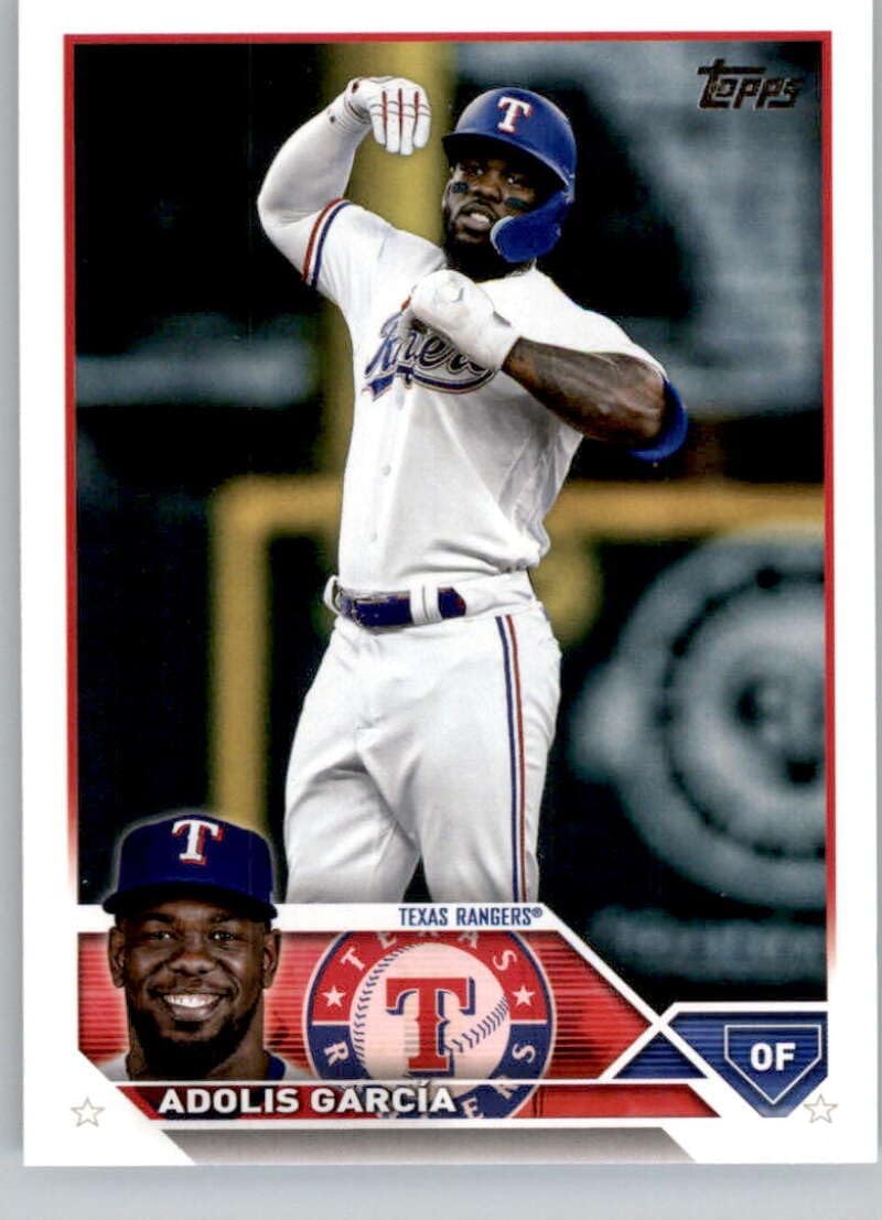 2023 Topps #601 Adolis Garcia Texas Rangers NM-MT MLB Baseball Thumbnail