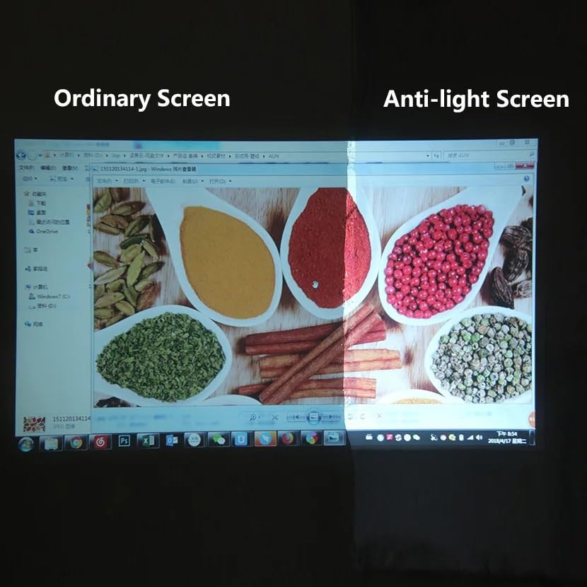 Pantalla de proyector anti luz 60 pulgadas 16:9 miniatura 2