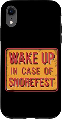 Snorefest Funny Sarcastic Mom Boss Parent Team Work Jokes Case for iPhone XR