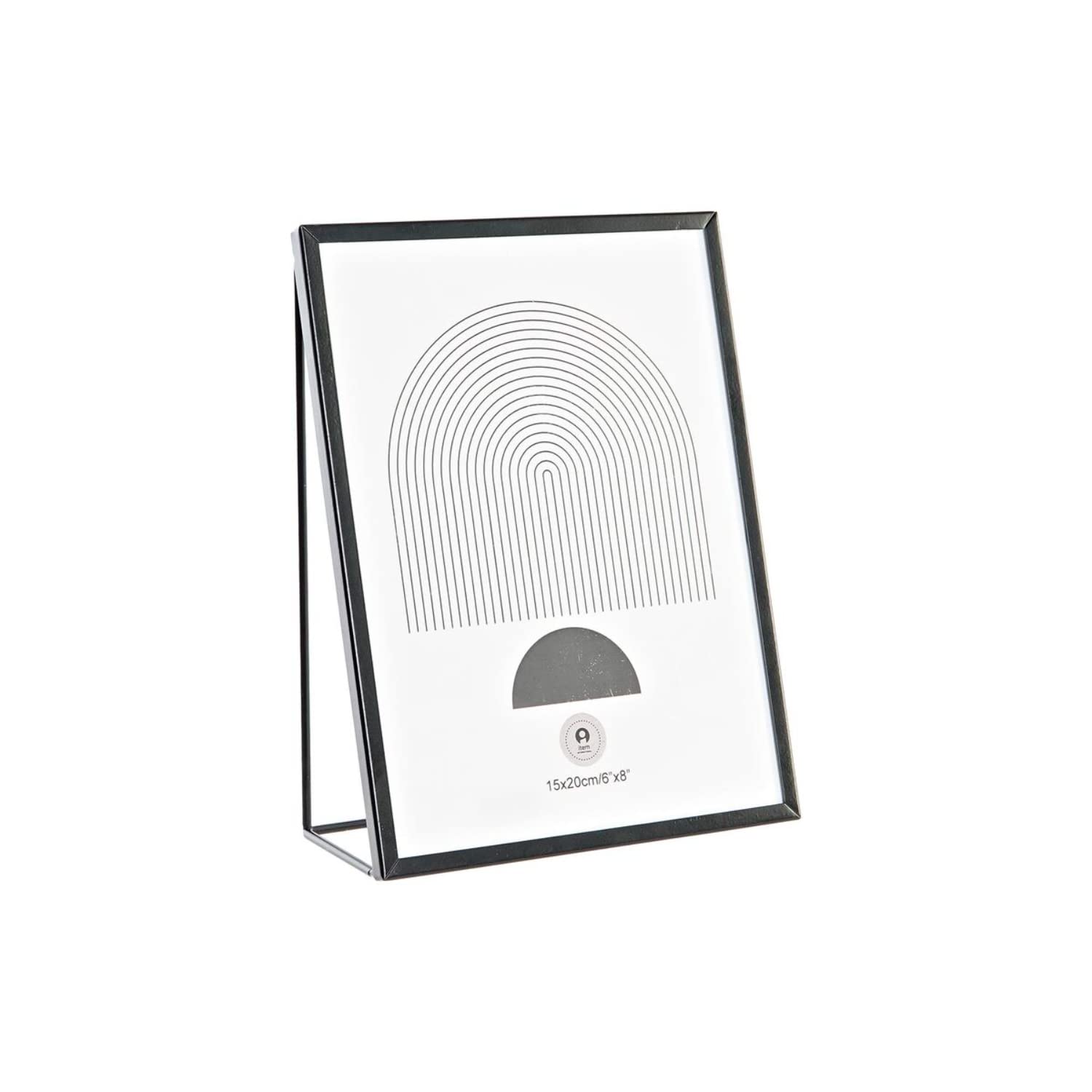 DKD Home Decor Photo Frame Brand, Black, Metal and Glass (15.5 x 6 x 20.5 cm) S3034886 - EAN: 8424001996957