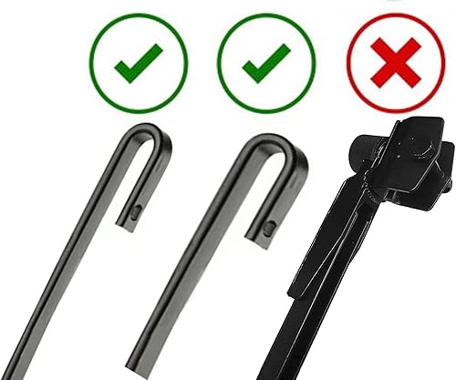 Miniatura 2 de Renew Par de limpiaparabrisas de 32 pulgadas para RV o autocaravanas con gancho J estándar de 0.354 in o grande de 0.472 in. Viene con 2 repuestos