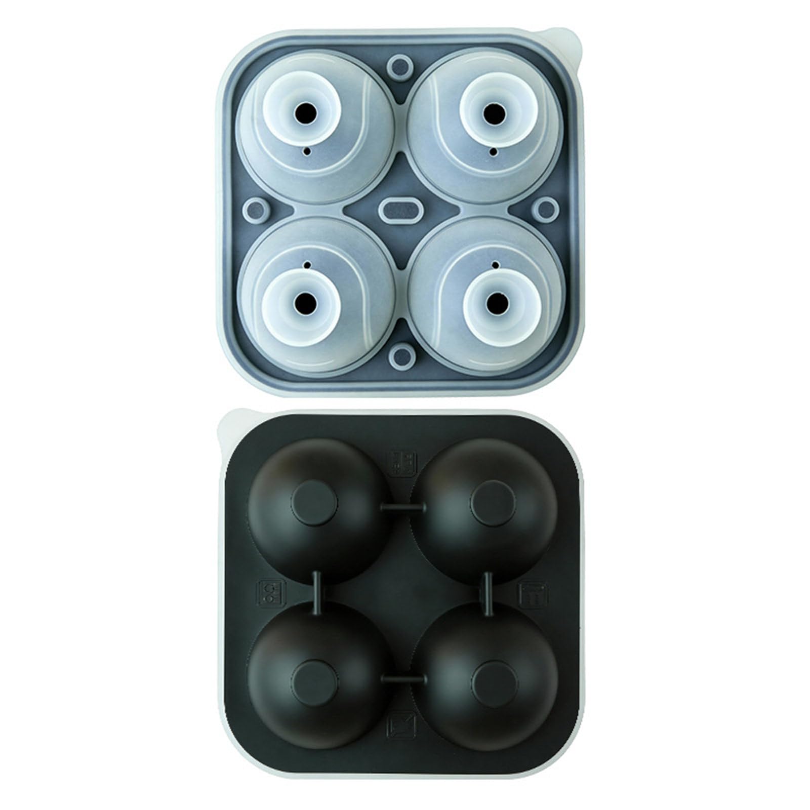 Xjdzineq Unique Tennis Shape Ice Maker Flexible Demolding Ideal for Innovative Cooking and Drink Enhancements Tennis Ice Molds