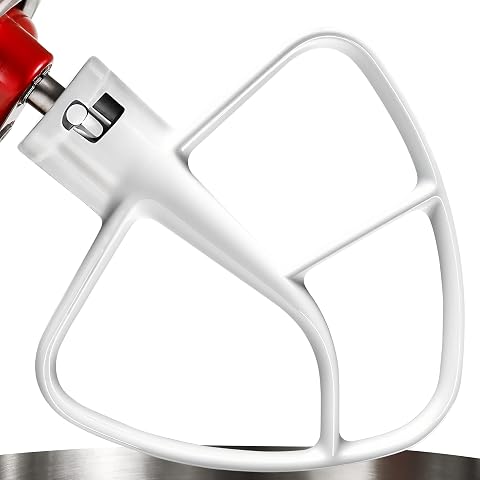 Coated Flat Beater Replacement for KitchenAid 4.5-5 Qt Ti...