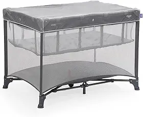 Berço Portátil Cosco Kids, Cozzy, 2 Alturas, 0 a 18 kg, Cinza Lápis