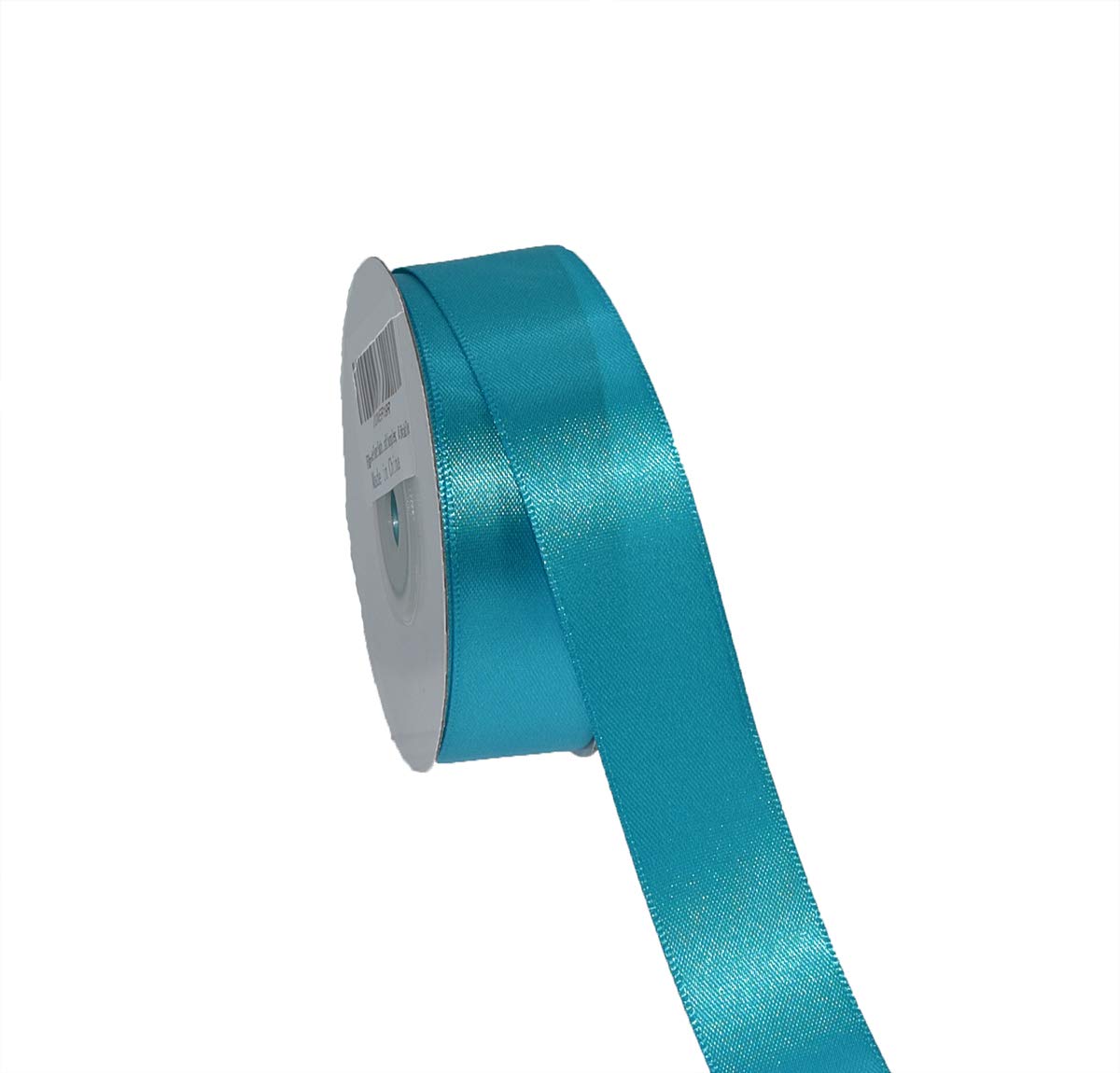IHKFILAN Double Face Vivid Blue Satin Ribbon (25 mm x 22.86 m) Matt Shiny Gift Ribbon for Decorating & Crafts, Weddings, Christenings - Image 2