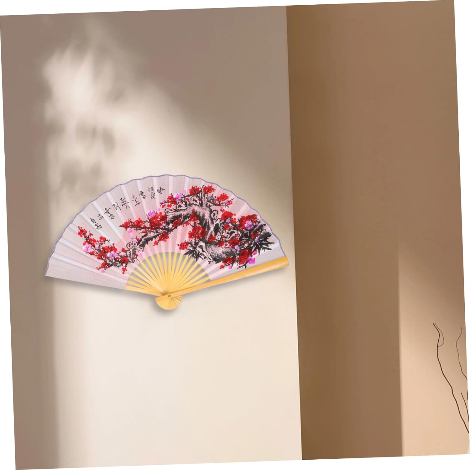 Large Decorative Folding Fan Wall Hanging Chinese Style and Paper Pendant for Living Tv Background Weddings and Events Craftsmanship and Refreshing