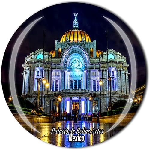 Palacio de Bellas Artes Ciudad de México Imán para nevera, regalo de cristal, colección de pegatinas magnéticas