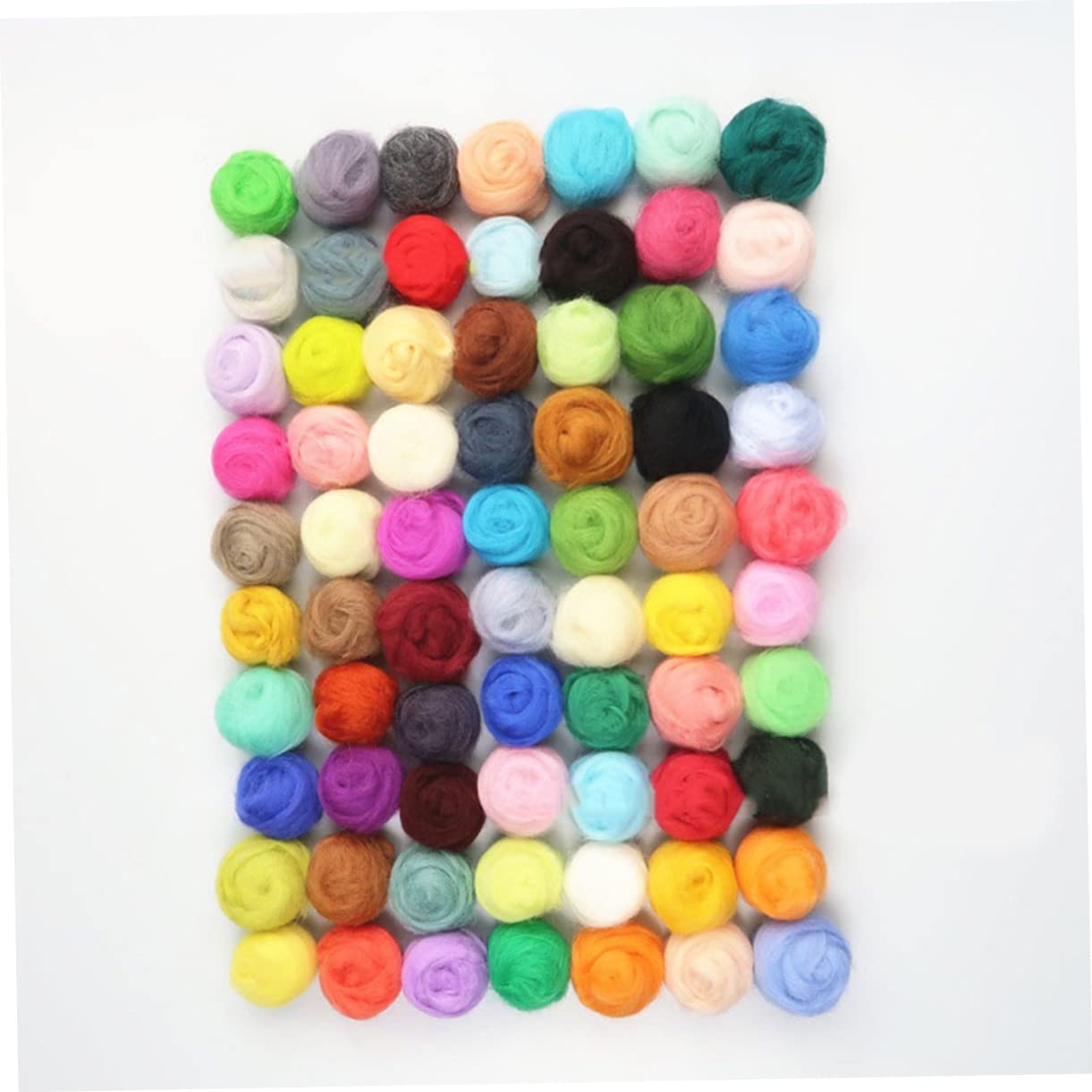 STOBOK Merino Filzwolle 40 Farben 10g für Nadelfilzen und Nassfilzen