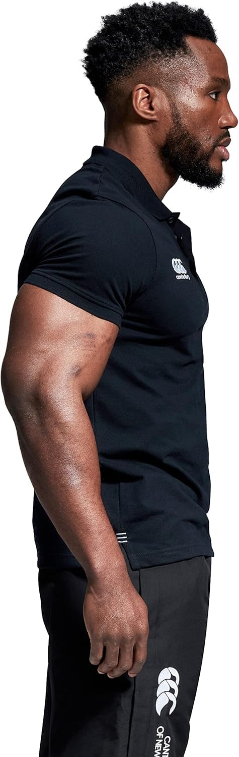 Canterbury Homme Polo en Coton Waimac | Chemise de Rugby | Décontracté Chemise Polo