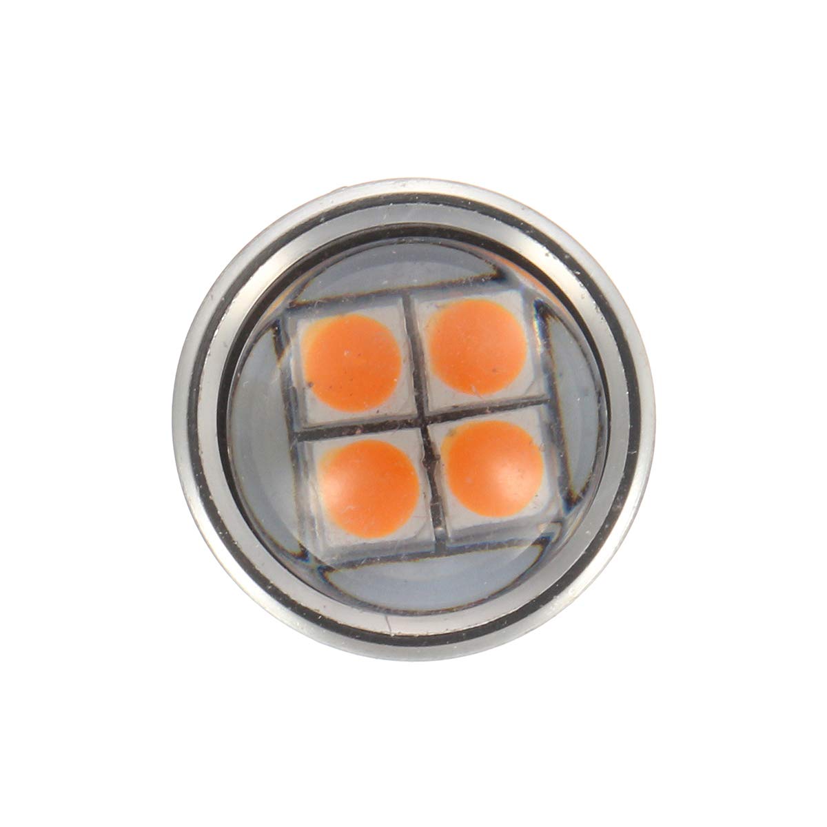 2 szt. Bau15S 7507 Py21W LED światła samochodowe kierunkowskazy żarówka bursztynowa żółta 1700 lm