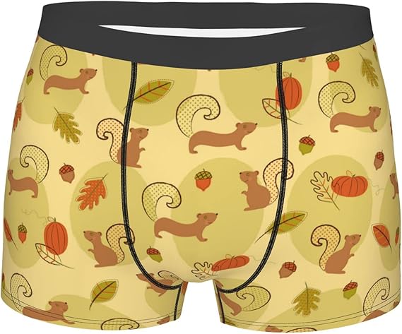 Amazon Co Jp Shelin ボクサーパンツ メンズ リス 楽しい かわいい プリント下着 下着 パンツ メンズパンツ 男性用 ボクサーブリーフ 肌着 おしゃれ 弾性 高通気性 通気 吸汗 ストレッチ 柔らかい プレゼント 四角パンツ ファッション