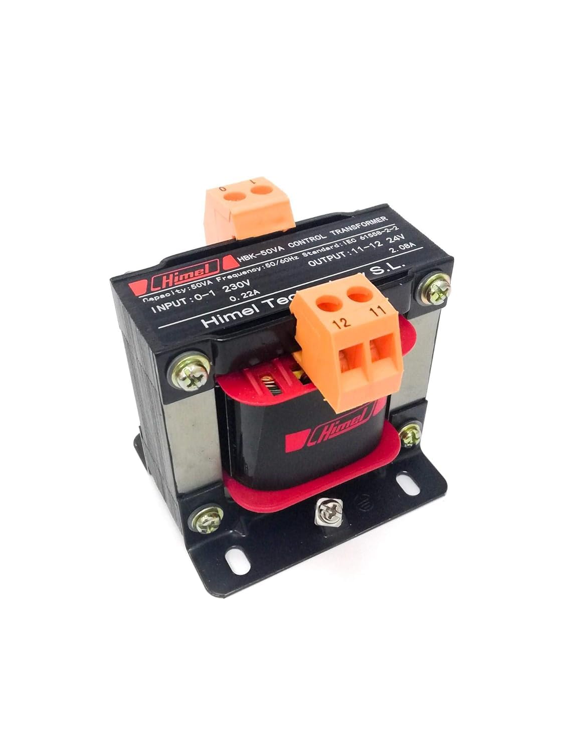 Himel 50VA 230V/24V Control Transformer 50/60Hz - HBK0050E9