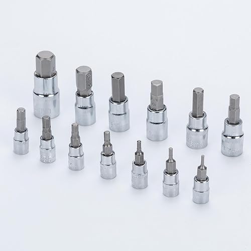 Miniatura 4 de Juego de llaves hexagonales de acero de aleación S2 de primera calidad | 13 piezas métricas de 0.079 pulgadas - 0.555 pulgadas Allen