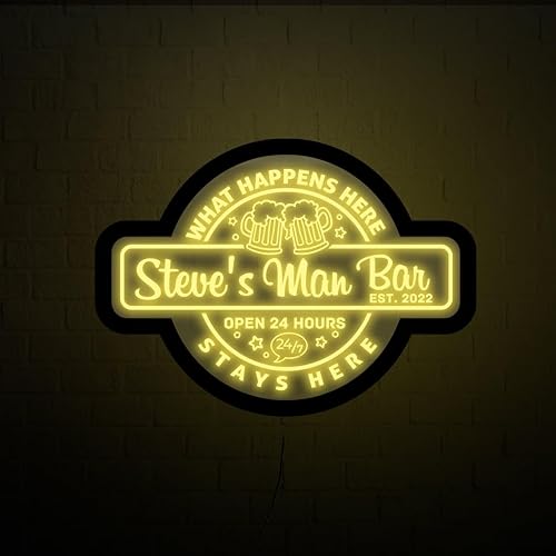 Miniatura 4 de Letreros de barra de neón personalizados, letrero de barra de neón personalizado, letreros de neón personalizados, letrero de luz de neón de barra,
