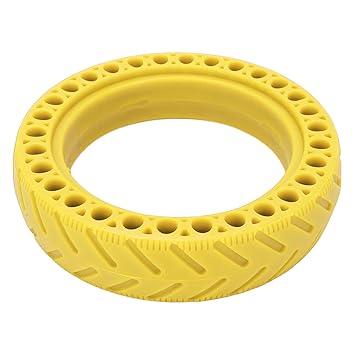 Electric Scooter Solid Tires, Explosion Proof Tire Inflation Free 100kg Bearing Weight 8.5x2.0S for PRO for M365 for 1S(yellow)'$