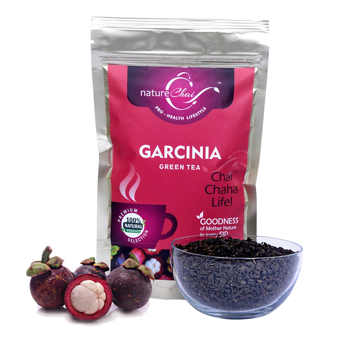 Nature chai | garcinia Green Tea | 100g zip pouch (B0734WVFZV) Amazon Price History, Amazon Price Tracker
