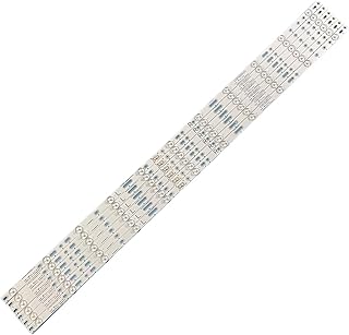 HABITZ 12PCS/Set New LED Strip Compatible with AOC TV LD50V02S T5002S LE50D1452 50PFF3655/T3 GJD500611002-X2-L-R LB-PF3528-GJD2P5C506X11-R-B (Color : 60 Pieces 5TV)