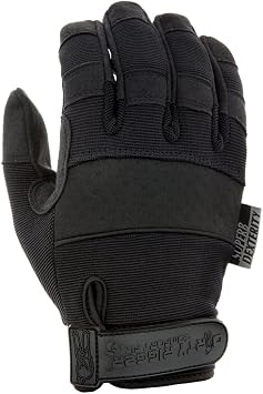 Dirty Rigger DTY-0.5ORGL Large Gloves - Black