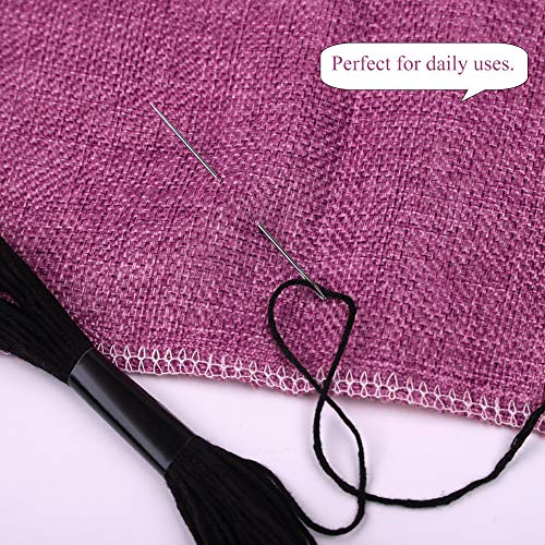 10 Skeins Black Embroidery Floss, 8M Cotton Embroidery Floss-Cross Stitch Thread, Embroidery Thread Floss Set, Stitch Threads Polyester Thread Friendship Bracelets Thread #TOP4