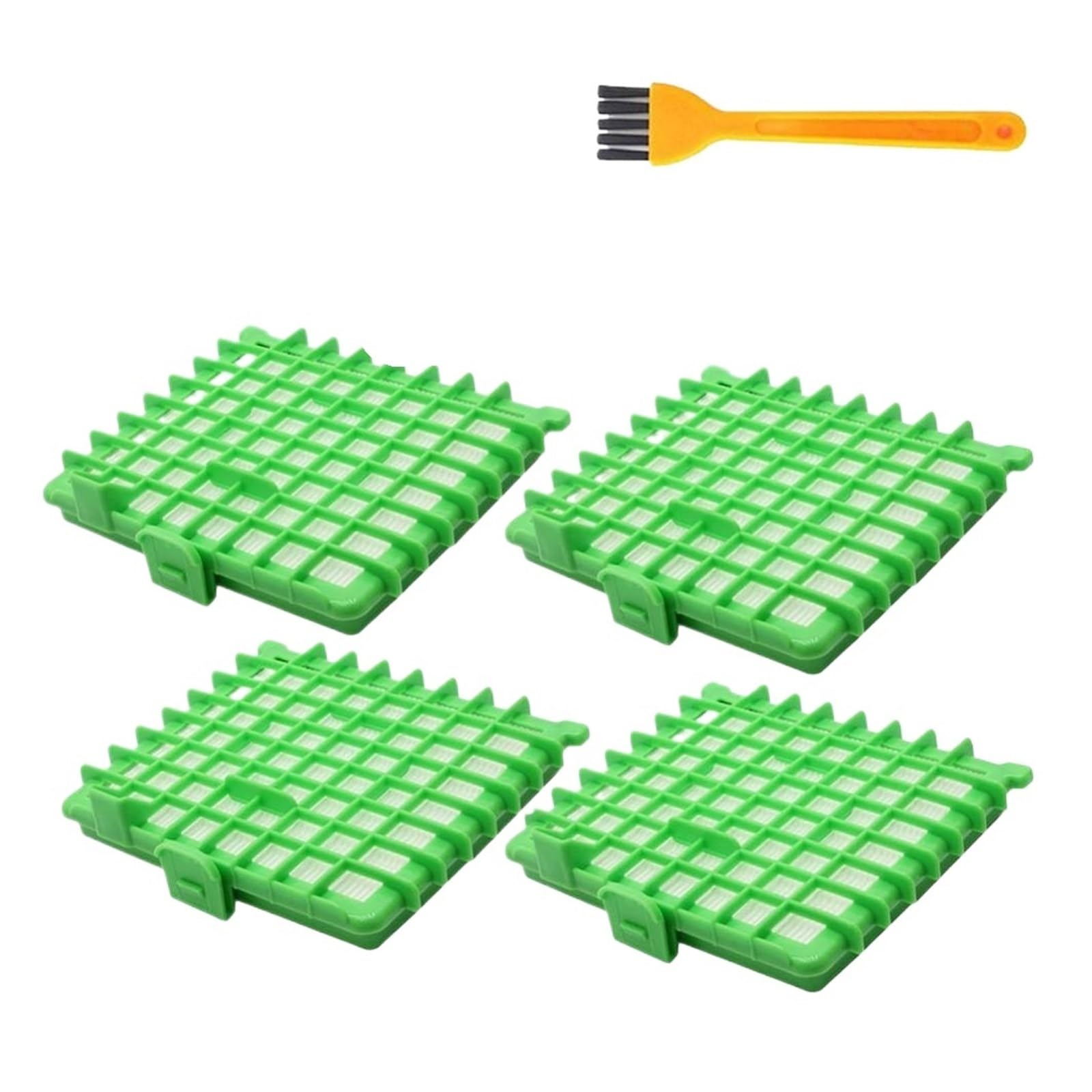 Filtro HEPA lavable for Rowenta Silence Force RO5762 RO5921 piezas de aspiradora Compatible con Rowenta ZR002901(4Pcs)