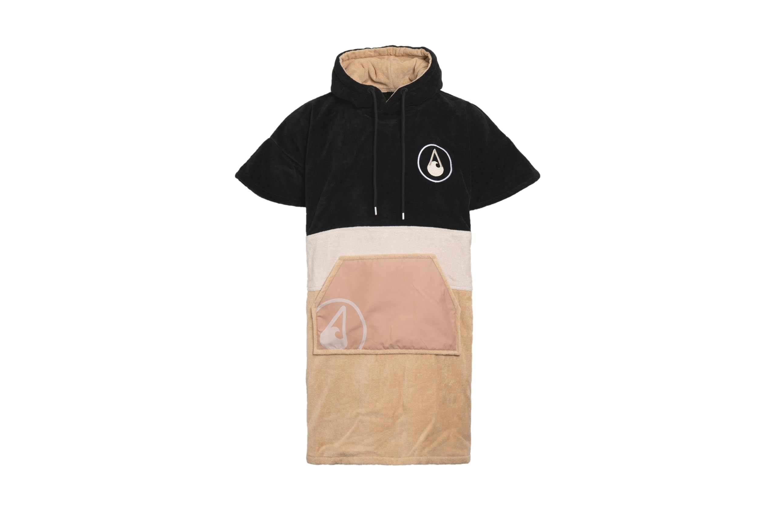 WAVE HAWAII Badponcho voor dames en heren, maat L, 170-200 cm, 100% katoen, surf-poncho, velours en badstof handdoek met hoge waterabsorptie, omkleedhulp voor strand, volwassenen, Safaga, M