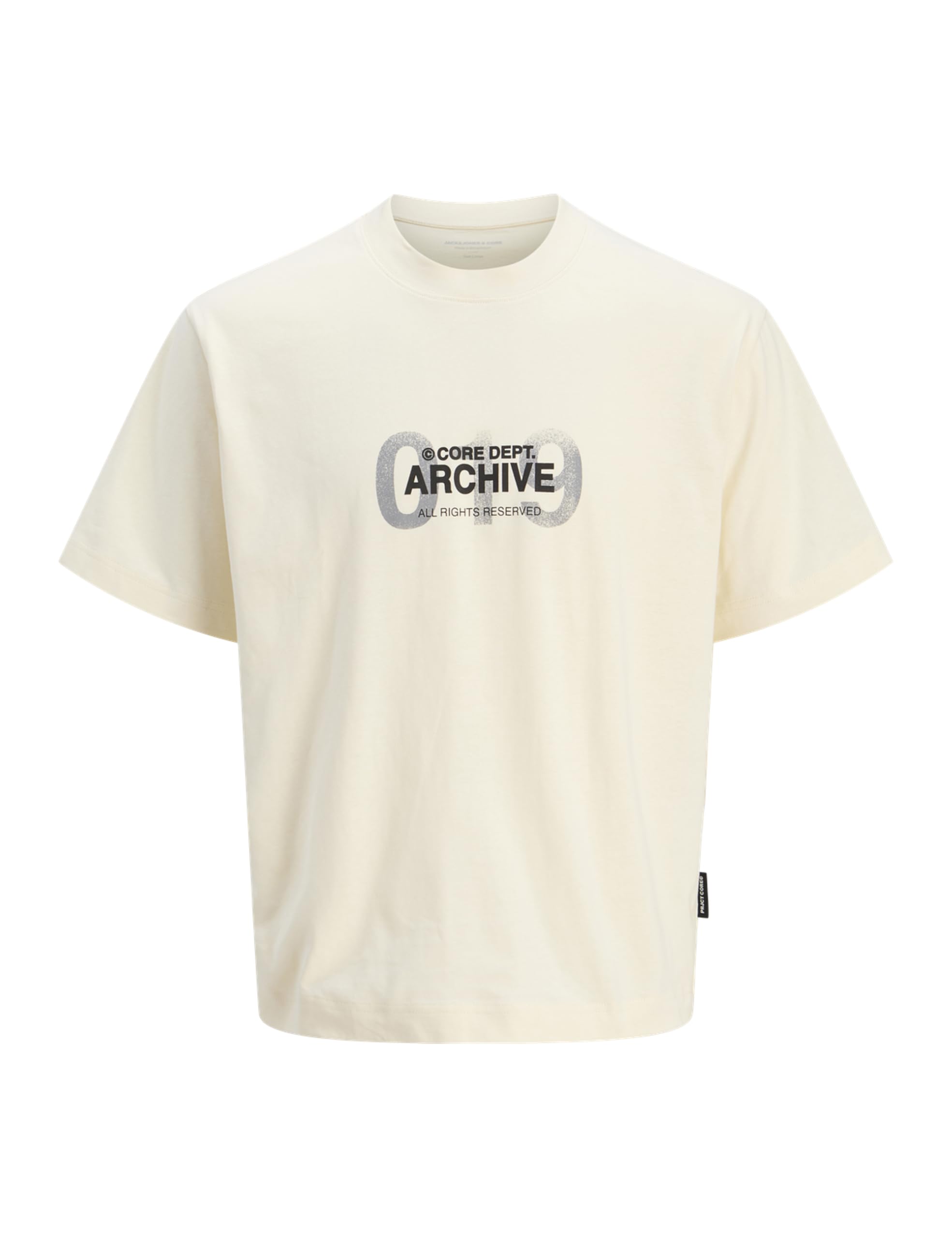 Jack & Jones Jcodynamic Bold Tee SS Crew Neck, Sweet Corn, XL