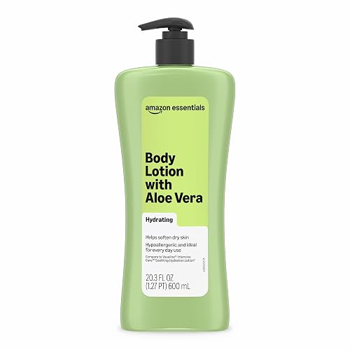 Amazon Essentials Hydrating Body Lotion with Aloe Vera 20.3 Fl Oz