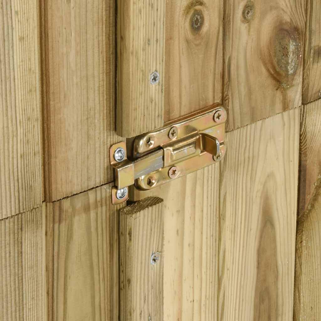 vidaXL Capanno Attrezzi da Giardino Casetta Porta Utensili Deposito da Giardino Arredamento Patio Terrazza Esterni Legno Impregnato
