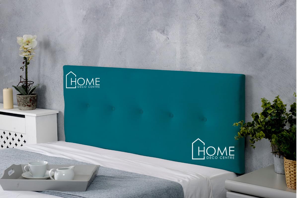 CROWNBEDS DIVAN HEADBOARD-PLUSH VELVET 20 INCHES HEIGHT SUPER PADDED IZABELLA HEADBOARDS FOR LUXURY BEDS