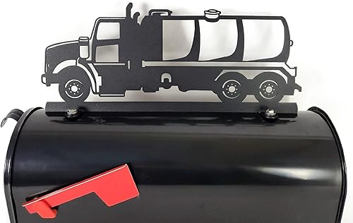 Vista 39 de Hobby, Recreation and Career Style Metal Powder Coated Mailbox Topper (Excavator, Matte Black) Negro mate,Dark Yellow,Blue,Copper,Gris-oscuro,Gloss