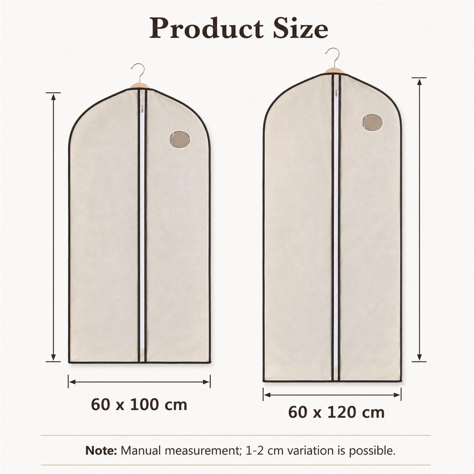 Fundas de Ropa,Fundas Ropa Armario,Fundas para Trajes,Bolsa de Traje,Ventana Visible Transparente,para Almacenamiento de Trajes Vestidos Abrigos Americanas Camisas Vestidos de Noche