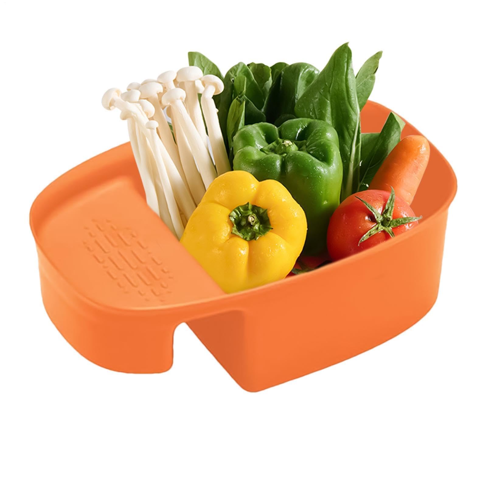 Evite atascos con el colador de alimentos autolimpiable para residuos de cocina y platos