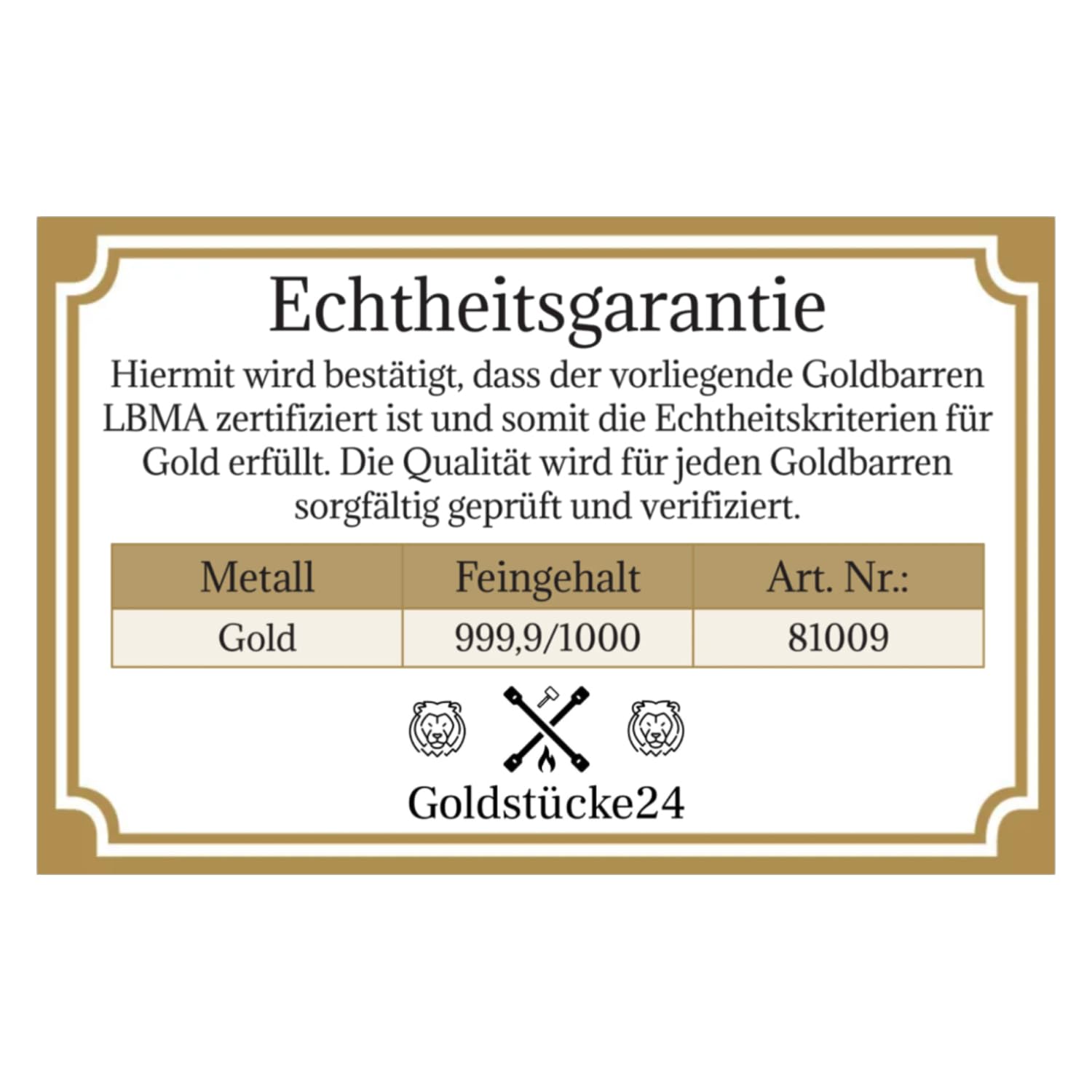 Geschenk aus Gold – Goldbarren 0,5g Heimerle+Meule - Discover Gold - inkl. Geschenkverpackung, Grußkarte und Echtheitsgarantie