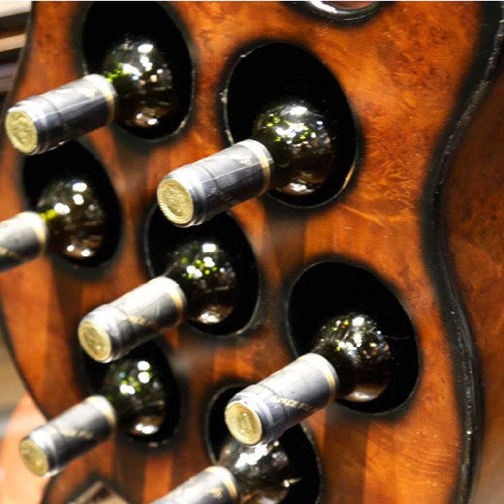 Upscale Bottle Wine Rack Wine Rack Cello Shape Wine Rack Vertical Floor Cabinet Wine Cabinet Locker for Wine Lovers and Wine Collectors Storage Shelf