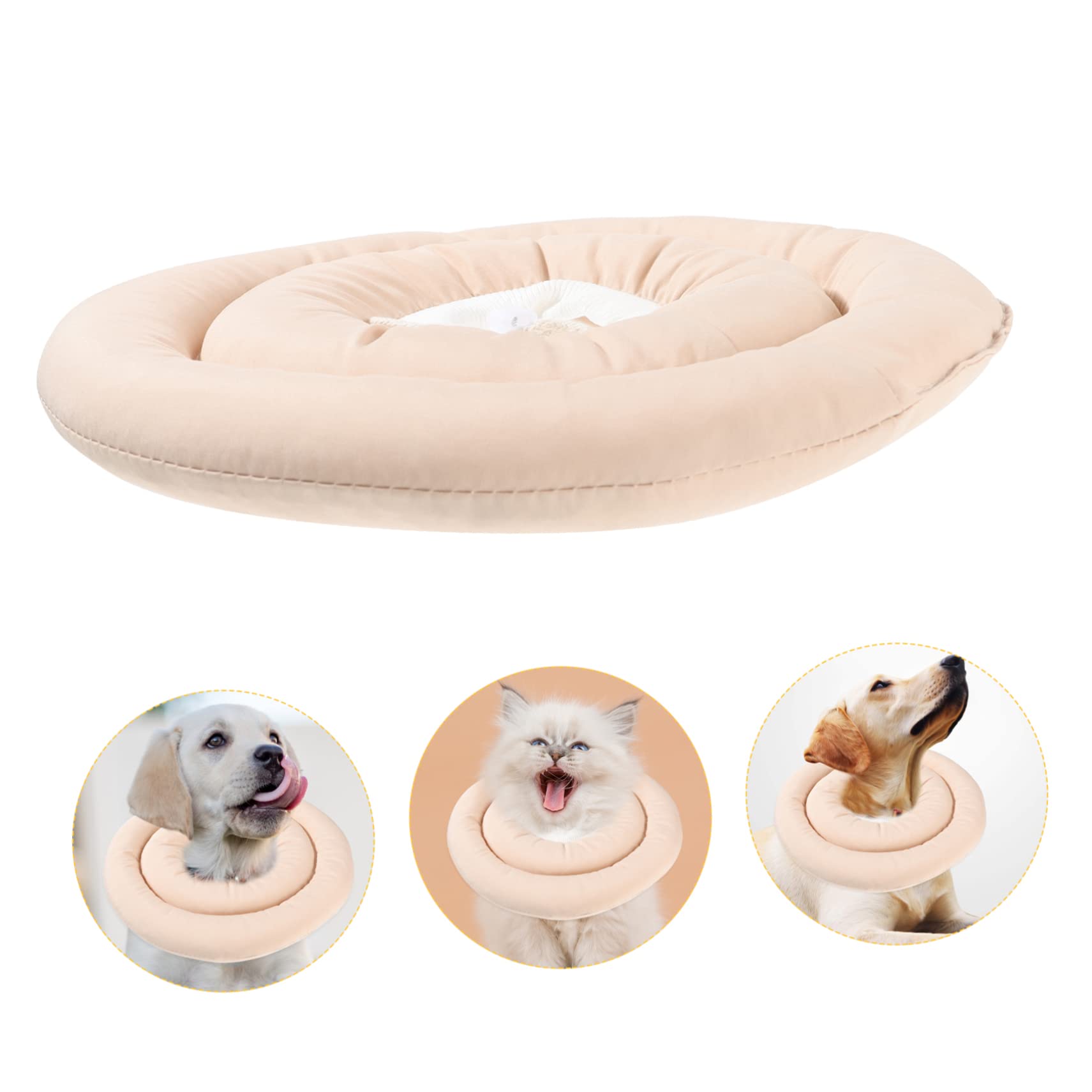 FRCOLOR 2 Conos de recuperación para Cachorros de Elisabeth, para Perros, Cachorros, curación antifugas, Collar para Mascotas, Conos de protección curativa, Collar para Gatos, Suministros