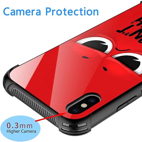 Miniatura 8 de Funda compatible con iPhone XR, diseño con patrón de parachoques trasero, esquinas reforzadas, esquinas reforzadas de TPU suave, fundas para hombres