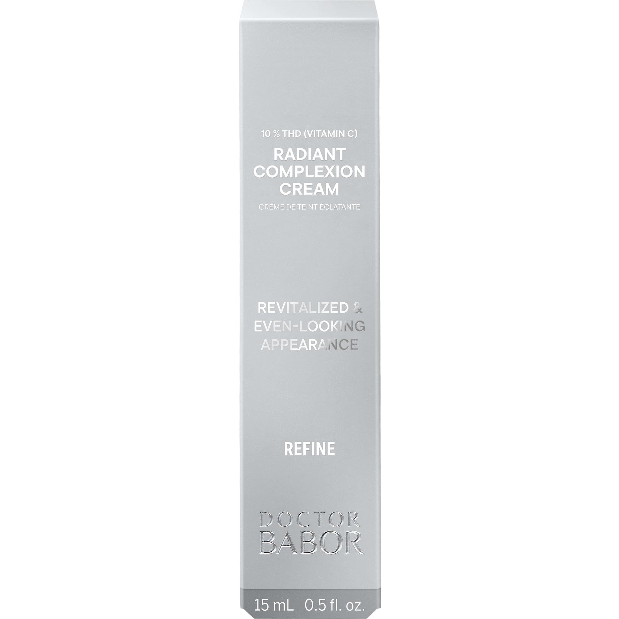 BABOR DOCTOR Refine Radiant Complexion Cream | 10% THD Vitamin C Moisturizer with Astaxanthin & Glutathione | Brightens Dull Skin, Evens Tone, Enhances Radiance | 15ml (0.5 fl oz)