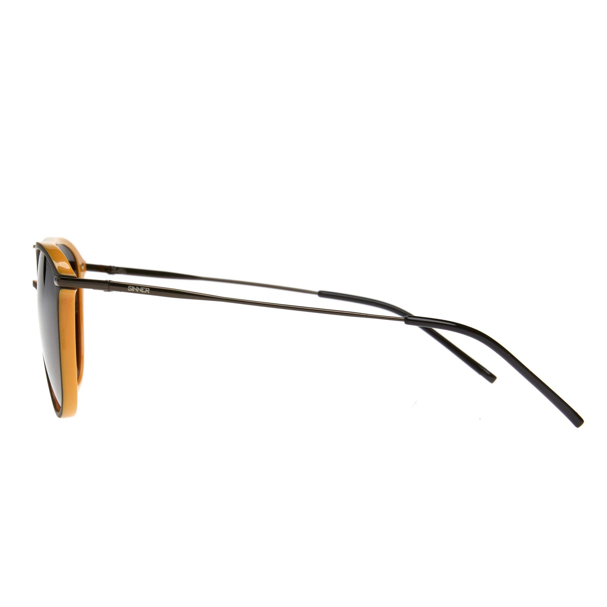 SINNER Carmel Sonnenbrille Herren und Damen in Mehrere Modische Farben - Unisex Pilotenbrille Retro Look und Vintage Design - mit 100% UV400 Schutz, Nicht Polarisiert