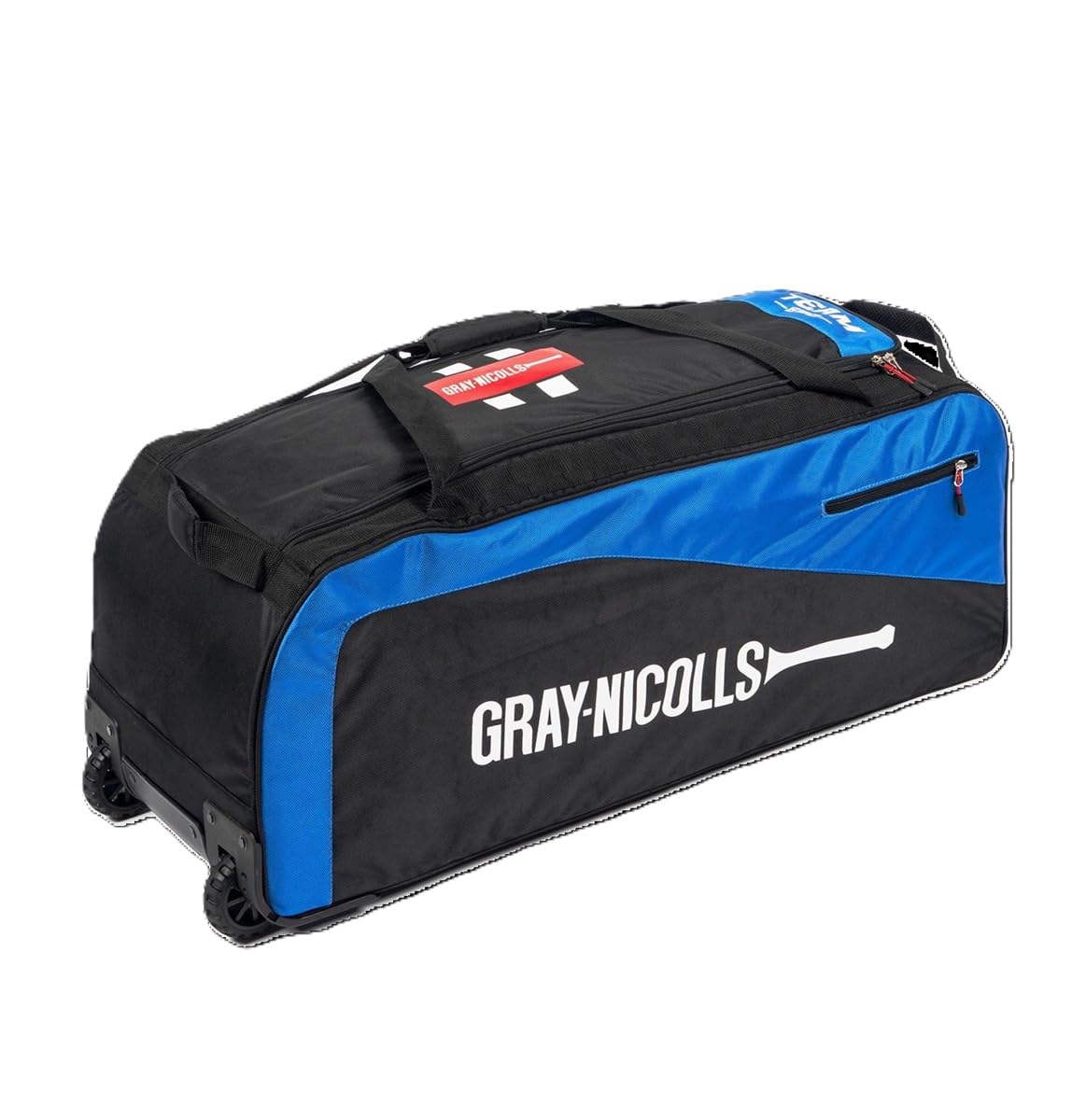 Gray-Nicolls Team 550 Cricket Wheelie Kit Bag - Black Blue